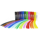 Kwik Stix Solid Tempera Paint Stick - Classic - Neon & Metallic Colours - 24 Pack-Vibrant colors won't fade!