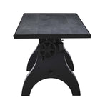 Modway Genuine 60" Crank Adjustable Height Dining Table and Computer Desk - Black-8