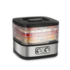 Commercial Chef Food Dehydrator with 5 Adjustable Height Trays - Stainless Steel-Features: Our herb dehydrator and meat dehydrator has an adjustable temperature range of 95°F - 158°F with a mechanical switch so you can cook your favorite dehydrated snacks in your preferred time.