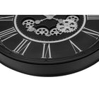 Monarch Specialties Clocks 30" Round Oversized Wall Clock - Black -No assembly required, simply insert 3xAA batteries (not included) for an instant, decorative wall transformation