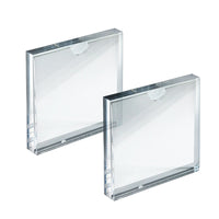 Azar Desktop/Countertop Top Loading Acrylic Card Holder - Clear - 2 Pack (104554-2PK)-Sold in Packs of 2