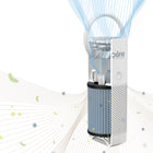 Pure Enrichment PureZone Portable HEPA Air Purifier-2-in-1 air filter: True HEPA filter and activated carbon pre-filter clean the air in your personal space of dust, pollen, pet dander, smoke, mold spores, and household odors