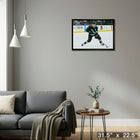 Clayton Keller Utah Mammoth - Framed Canvas - 31" x 22"-Ready to hang - arrives fully assembled