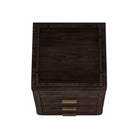 Manhattan Comfort Evelyn 20" Modern 3-Drawer Nightstand - Brown-30 Day Limited Manufacturer's Warranty