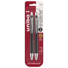 Uniball Jetstream Retractable Ballpoint Pens - Medium Point (1.0mm) - Black - 2 Pack-Incredible hybrid ink blends the smoothness and vibrancy of a gel pen with the fast drying speed of a ballpoint