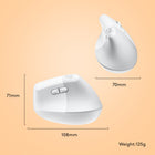 Logitech Lift for Mac Bluetooth Wireless Vertical Ergonomic Mouse - Off-White-9