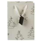 Gry Mattr Large Gift Bag - Green Trees Pattern-Large-size kraft paper gift bag measuring 13.25" H x 9.5" W x 5" D