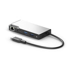 ALOGIC - Hub USB-C Fusion MAX 6 en 1 - Gris sidéral-Il vous permet de dupliquer ou d'étendre l'affichage de votre ordinateur portable, tablette ou téléphone sur un téléviseur, un moniteur ou un projecteur avec une résolution allant jusqu'à 4K via le port HDMI ou jusqu'à 1080p Full HD via le port VGA. Les deux connecteurs USB-A et USB-C offrent un débit de transfert allant jusqu'à 5 Gbit/s, vous permettant de transférer vos données rapidement en quelques secondes. De plus, il permet de recharger rapidement v