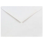 JAM Paper - Enveloppes d'invitation A6 avec rabat en V - 4,75 po x 6,5 po - Blanc - 50/paquet (J0567I)-Rabat en V blanc