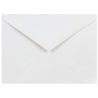 JAM Paper - Enveloppes d'invitation A6 avec rabat en V - 4,75 po x 6,5 po - Blanc - 50/paquet (J0567I)-Rabat en V blanc