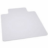 Flash Furniture 36" x 48" Big & Tall Carpet Chair Mat with Lip-Clear Vinyl Chair Mat