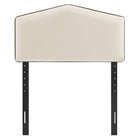 Modway Cosette Performance Velvet Twin Size Headboard - Alabaster-Dense Foam Cushioning