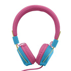 Limited Too Girls' Colourburst Foldable Headphones with Mic - Pink-These headsets not only look awesome, they sound it too