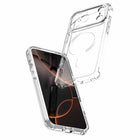Avana Starlight Compatible with MagSafe Case for iPhone 17 Pro - Silver-Transparent cover shows the camera bay color