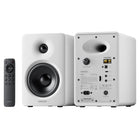 Edifier M90 BT 6.0 Hi-Res Audio Compact 100W RMS Active Speaker with 4" Mid-Bass 1" Tweeter and HDMI eARC Input - White-The SUB OUT port allows for the connection of an external subwoofer for deeper and more impactful bass performance