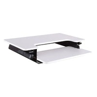 Multiposition Desk Riser, White-12" adjustment range
