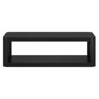 Hudson&Canal Kellan 47"W Rectangular Coffee Table - Black Grain-Table is made of high-quality and durable MDF materials
