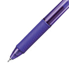 Pentel EnerGel-X Retractable Gel Roller - (0.5mm) Needle Tip - Violet Ink-Get more precise lines using the durable 0.5mm needle tip