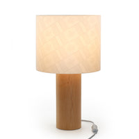 Decent Living - Lampe de table en bois d'érable - Drapeau canadien-Fabriqué au Canada avec de l'érable canadien local de première qualité.