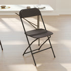 Flash Furniture – Chaise pliante HERCULES de qualité supérieure en plastique d’une capacité de 800 lb, noir (LEL3BLACK)-9