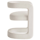 Modway Winslow Performance Velvet Barrel Accent Chair - Alabaster-Dense Foam Padding