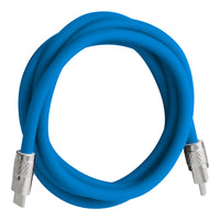 Helix - Câble USB-C en silicone GripCord 4 pieds - Bleu-Concu Pour Etre Flexible, Fabrique Pour Durer