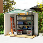 Outsunny 7' x 4' x 6' Garden Storage Shed with Steel Foundation Kit & Double Doors-Built with the finest galvanized steel
