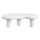 Modway Elowen Outdoor Coffee Table - White-9