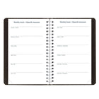 Blueline Daily/Monthly Academic Planner - August to July - Soft Cover - 8" H x 5" W - Black - Bilingual-Important events