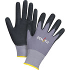 Zenith Safety Zx-1 Premium Gloves, Medium/8, Nitrile/Foam Nitrile Coating, 15 Gauge, Nylon Shell, 24 Pack-Coating Foam Nitrile