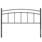 Modway Abigail Metal Full Headboard - Black-Height Adjustable