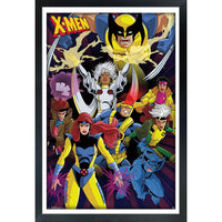 X-Men Character Collage - Framed Print - 27" x 38"-High-quality art print professionally matted and framed