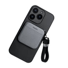 Kopplen Magnetic Attachment Mobile Hub-High-speed 10Gbps USB-C and USB-A ports allow rapid file transfers, perfect for creators editing or backing up footage on the fly