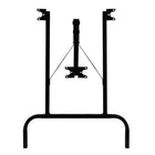 ToolMaster - Pieds de table en acier-La construction en acier robuste offre un soutien supérieur, garantissant que votre table pliante reste stable et sécurisée, même en cas d'utilisation intensive