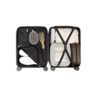 Bugatti Monaco 21.5" Hardside Carry-on Luggage - Vegan Leather Trim -  Pink-14 top front metallic corner protectors
