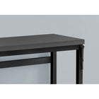 Monarch Specialties 7680 48" Computer Desk - Modern Grey/Adj.Height/ Black-Perfect desk for all laptop or tablets; easy maintainable grey surface finished on all sides