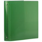 JAM Paper - Classeur en plastique de 1 -5 pouce - vert - 3 anneaux-Taille : 1,5" de largeur | Peut contenir jusqu'à 250 feuilles de papier.