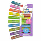 Kwik Stix Solid Tempera Paint Sticks Set - 38 Colours - Metalix/Earth/Jewel/Pastel-QUICK DRYING: Dries in under 90 seconds, providing mess free fun for kids of all ages.