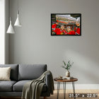 Jonathan Toews & Patrick Kane Chicago Blackhawks Lifting Stanley Cup - Framed Canvas - 31" x 22"-Ready to hang - arrives fully assembled