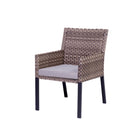 Dura Housewares Preston 3-Piece Patio Set - Brown-Made with 220g olefin fabric, known for its durability and outdoor performance