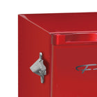 Frigidaire Retro Bar Fridge with Side Bottle Opener - 1.6 cu ft - Red-Adjustable wire shelf lets you customize your refrigerator to meet your food storage needs