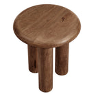 Modway Mavina Mango Wood Side Table - Walnut-Assembly Required