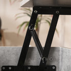HOMCOM Lift Top Coffee Table with Hidden Storage Compartment - Grey-Material: Particle Board, Metal