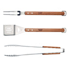 Tramontina Churrasco Stainless Steel BBQ Tool Set with Jatoba Wood Handles - 3 Piece Set-Tramontina Churrasco Collection