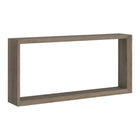 Hudson&Canal Osmond 64"W Console Table - Antiqued Grey Oak-A modern contemporary design for your entryway, living room, den, and more