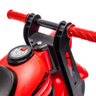 Qaba Baby Push Car with Music, Bubble - Red-Colour: Red, Black 
