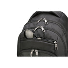 Swissdigital Sursee Backpack with SD Finder-ADD-A-BAG SYSTEM: The intelligent Add-A-Bag system is not only a tremendous relief for your multi-luggage travel, but it is also extremely easy to handle. Simply connect your bag to the luggage with an integrated luggage strap in a hands-free way. The trolley sleeve fits over upright luggage handle, allowing you to connect your backpack to the suitcase and pull with one hand.