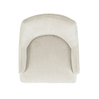 Manhattan Comfort Beever 24" Modern Chenille Upholstered Dining Armchair - Cream - Set of 2-26.4" L x 20" W x 39" H