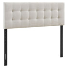 Modway Emily Fabric Upholstered King Size Headboard - Linen-Premium Linen-Like Fabric