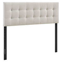 Modway Emily Fabric Upholstered King Size Headboard - Linen-Premium Linen-Like Fabric